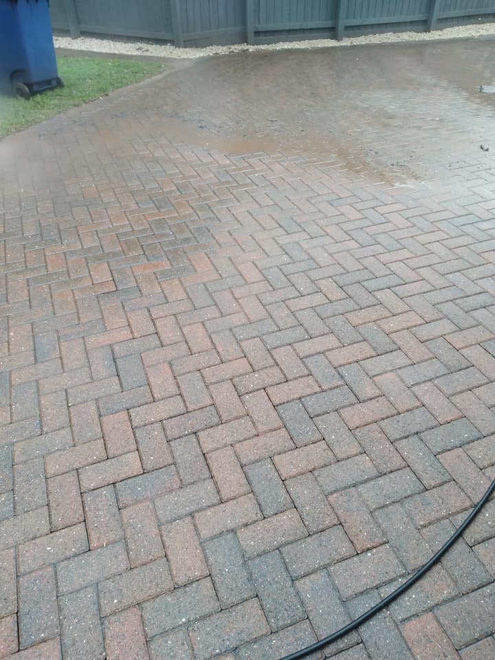 Driveway cleaning by It's Gutter Be Clean
